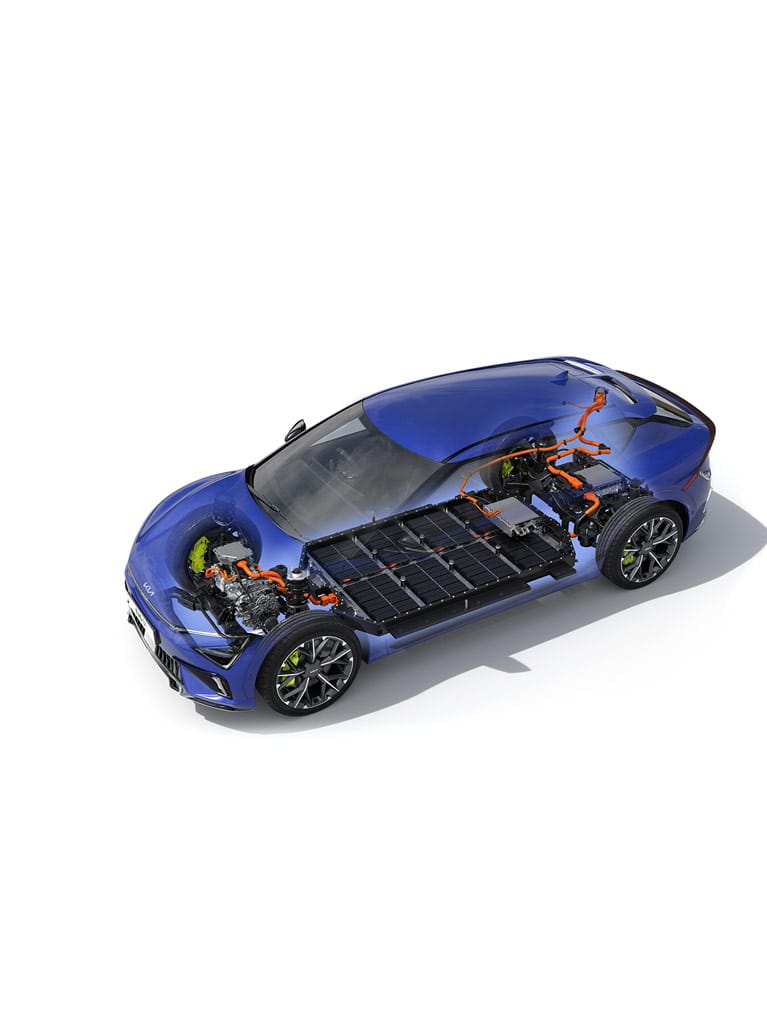 Kia EV6 GT plattformsvy