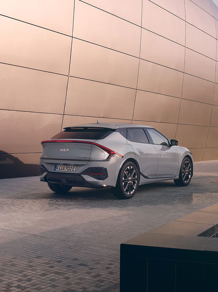 Kia EV6 vy bakifrån